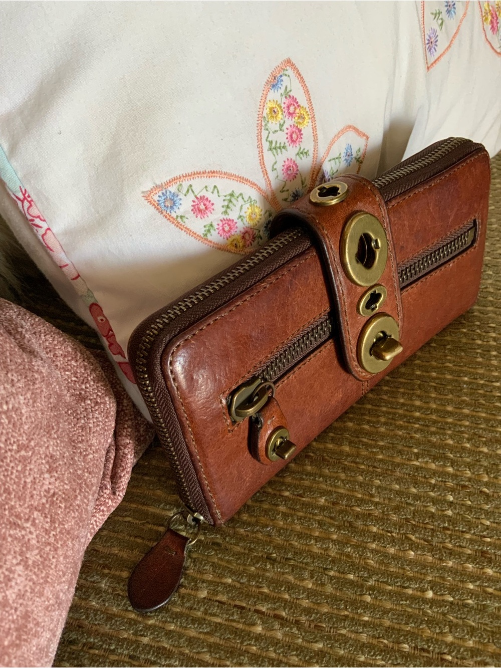 Vintage Coach Lily Legacy Turnlock Wallet Whisky - Picture 3 of 16